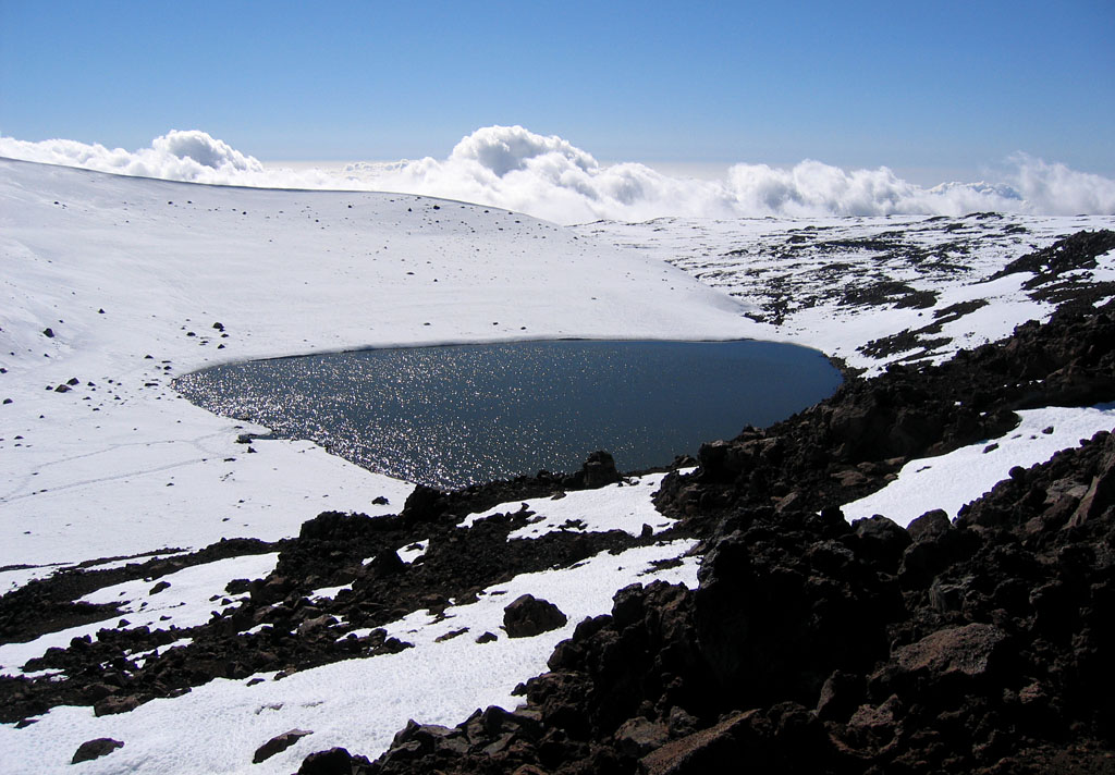 Lake Waiau on Mauna Kea. Hawaii 24/7 File Photo