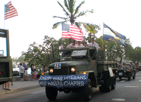 paradekoreavets Korean War Veterans - West Hawaii Chapter 279