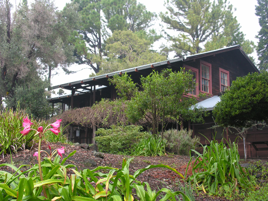 AinahouRanchHouse Listed on the National Register of Historic Places, Ainahou Ranch House was built in 1941 as a mountain retreat by Herbert C. Shipman, a descendant of one of Hawaii’s oldest missionary families. (Photo courtesy of Friends of Hawaii Volcanoes National Park)