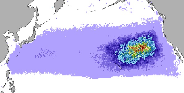 japan tsunami map. Tsunami 2011: Japan debris