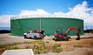 20110802_lalamilo-reservoir003 The new one million gallon reservoir alongside Kawaihae Road.