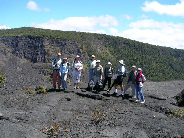 Mauna Ulu FHVNP hike 11Sep2011 010 by Bruce Van Brocklin The Friends of Hawai‘i Volcanoes National Park hosts its next “Sunday Walk in the Park” on January 8 from 1 p.m. to 3 p.m. Photo courtesy of Bruce Van Brocklin