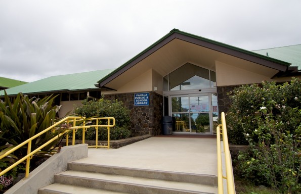 Pahala Public and School Library. Hawaii 24/7 File Photo