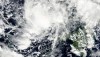 Satellite image of Typhoon Sendong over the Philippines