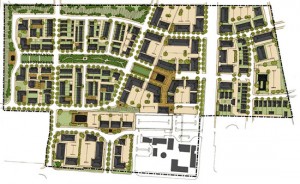 HonokohauCharrettePlan The illustrative plan demonstrates how, in accordance with the regulating plan, the property might build out. (Photo courtesy of PlaceMakers)