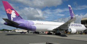 Hawaiian767 The winglets will make the Boeing 767-300 jets more efficient and environmentally friendly. (Photo special to Hawaii 24/7 by Damian Balinowski, Hawaiian Airlines)