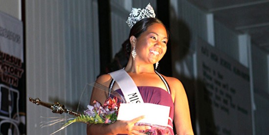 MissKauCoffee-t Ulu Makuakane was crowned Miss Ka‘u Coffee in Pahala on March 27. (Photo special to Hawaii 24/7 by Claire Suzuki)