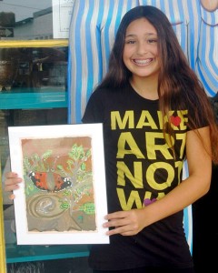 Darva Escobar won the Jurors’ Choice award in the youth division of the Hawaii Nei 2009 art competition. Darva Escobar