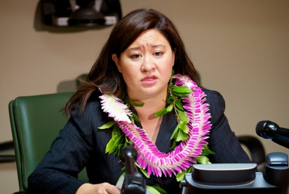 20120820_jamae-kawauchi-pressconf1 Hawaii County Clerk Jamae Kawauchi holds a press conference regarding the Primary Election. Photography by Baron Sekiya | Hawaii 24/7