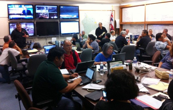 20121027_eoc The Hawaii County Emergency Operations Center at Hawaii County Civil Defense in Hilo. Photography by Baron Sekiya | Hawaii 24/7
