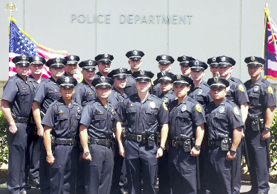 3rd Row L to R: Emmett Winters Jr. Ivan Alatan, Robert McKay Jr., Mario Ochoa, Daniel Silva-Sampaio, Brian Hunt, Matthew Bennett. 2nd Row L to R: Joseph Picadura, Jesse Martin, Ronald Borowski, Joel Furuto, Sidra Brown, Tyler Jelsma, Brian Beckwith, Darren Abalos Front Row L to R: Nestor Cacho Jr., Landon Takenishi, Christopher Jelsma, Dustin Chaves, Justin Cabanting.