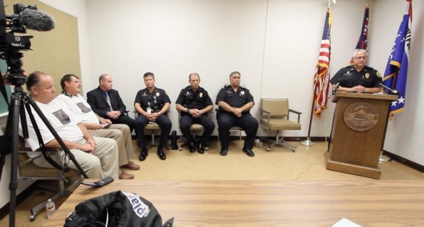 Assistant Chief of Police Henry Tavares leads a press conference announcing their conclusion that Boaz David Johnson murdered his girlfriend Brittany-Jane Royal. Photography by Baron Sekiya | Hawaii 24/7