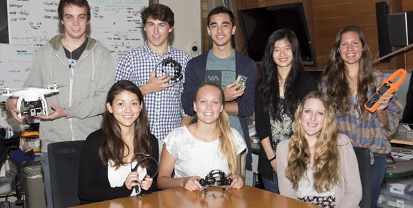 Seated from left: Erina Baudat, Hannah Twigg-Smith, and Jessica Ainsle. Standing from left: Bo Bleckel, Luigi Balbo Bertone Di Sambuy, Kenji Stinson, Jessica Chow, and Leila Morrison. (Photo courtesy of HPA)