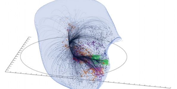 Laniakea Supercluster (Image courtesy of SDVision Interactive Visualization Software by DP at CEA | Saclay, France)