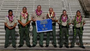 DLNR Division of Conservation and Resources Enforcement (DOCARE) Academy Graduates on November 29, 2018. Photo courtesy DLNR