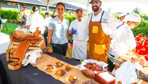 Ken Jackson with the Westin Hapuna at Taste of the Hawaiian Range.