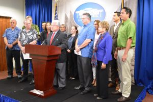 Representative Richard H. K. Onishi talks about the visitor industry.