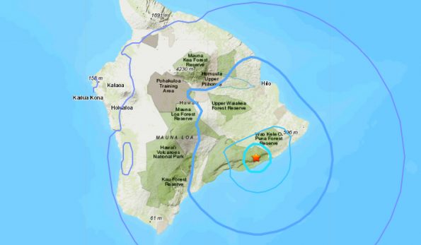 magnitude-4.2 earthquake on Saturday, April 27, 2019, at 5:26 p.m. HST